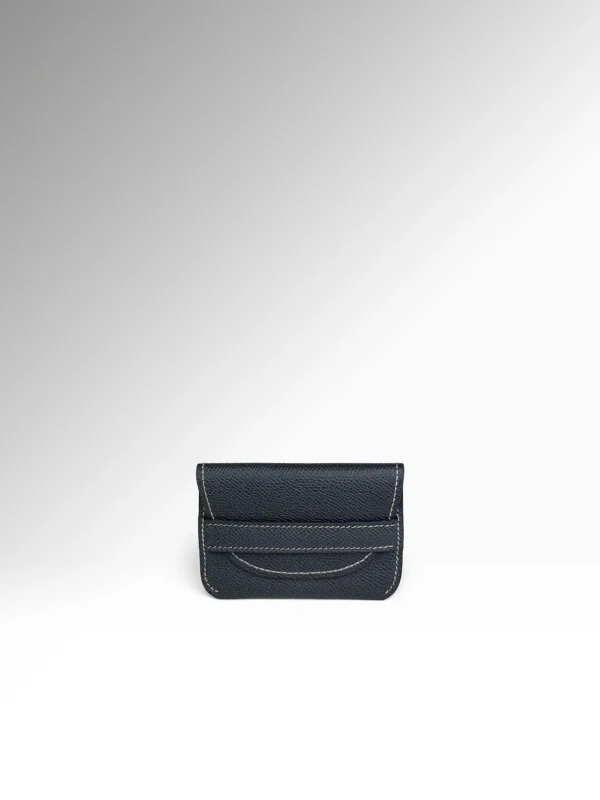 Minimal Orion Σκούρο Μπλε Epsom Δερμάτινο Πορτοφόλι Μπροστά