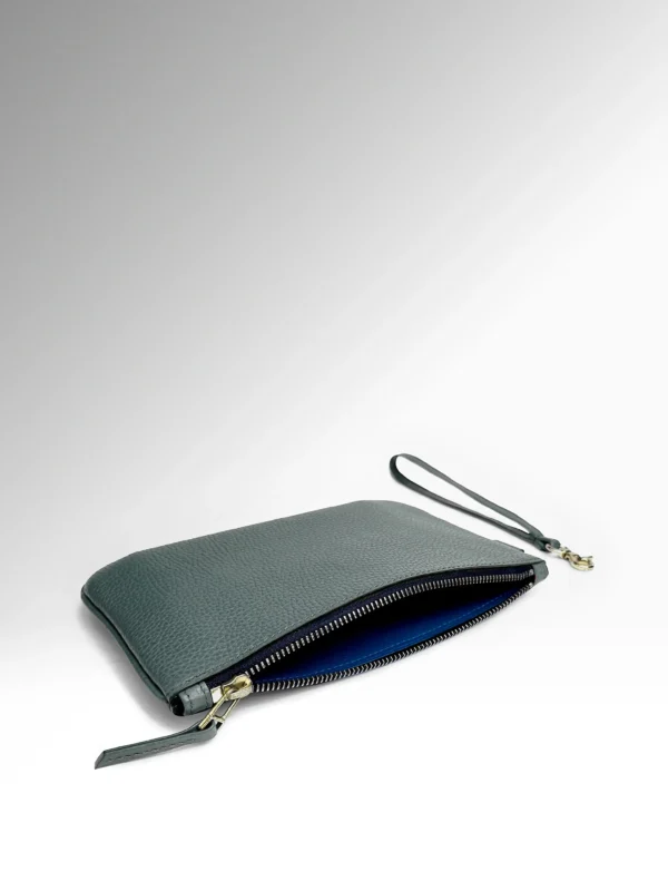 Ravello Sky Blue Togo Δερμάτινο Pouch Εσωτερικό