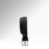 Cicero Black Epsom Leather Belt Vertical